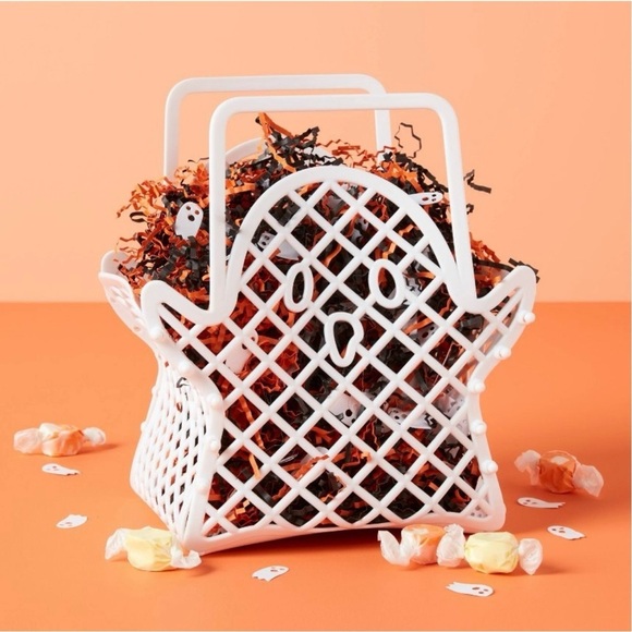 Boo Halloween Pumpkin Basket - Spritz™ - Picture 1 of 3